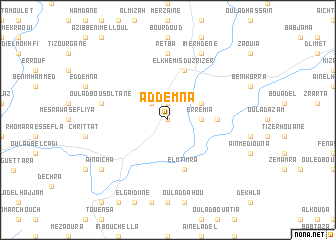 map of Ad Demna