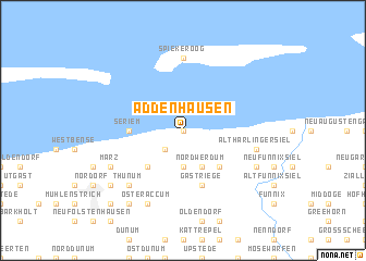 map of Addenhausen