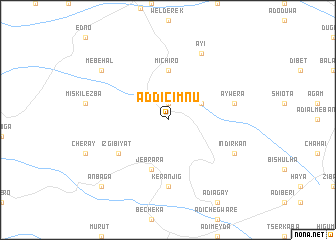 map of Addi Cimnu