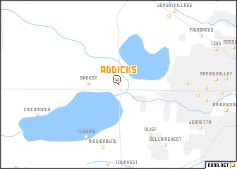 map of Addicks