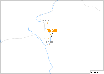 map of Addie