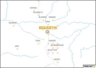 map of Ad Digayik