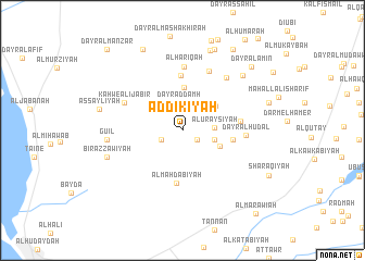 map of Ad Dīkīyah