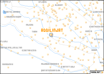 map of Ad Dilinjāt