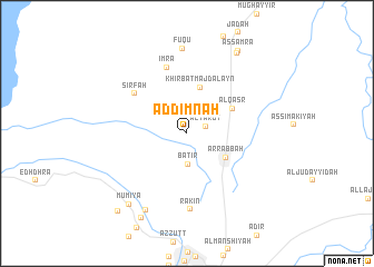 map of Ad Dimnah