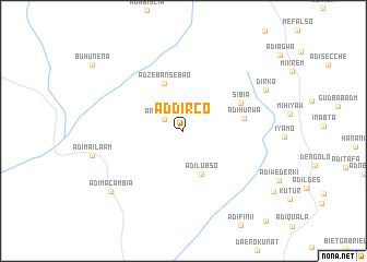 map of Ad Dirco