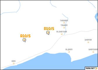 map of Ad Dīs