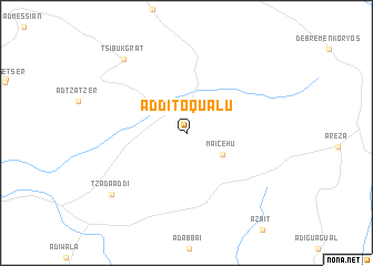 map of Addi Toqualu