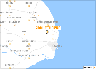 map of Addlethorpe