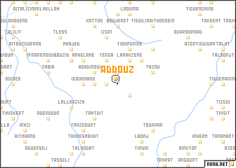 map of Addouz