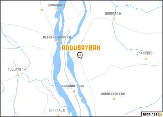 map of Ad Dubaybah
