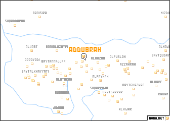 map of Aḑ Ḑubrah