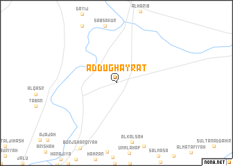 map of Ad Dughayrāt