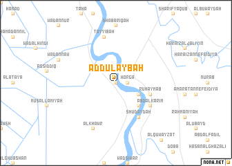 map of Ad Dulaybah