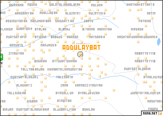 map of Ad Dulaybāt