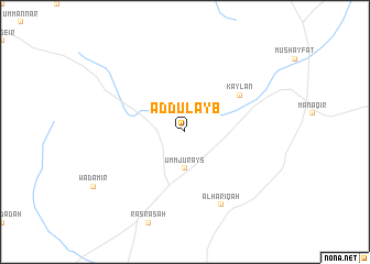 map of Ad Dulayb