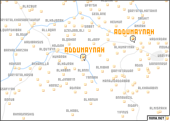 map of Ad Dumaynah