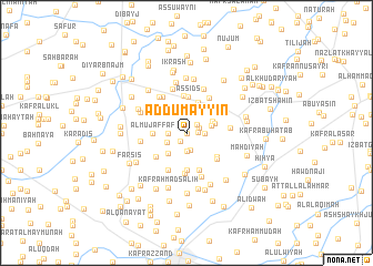 map of Ad Dumayyīn