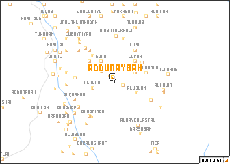 map of Ad Dunaybah