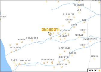 map of Ad Duray‘ī