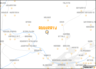 map of Ad Durayj