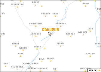 map of Ad Durūb