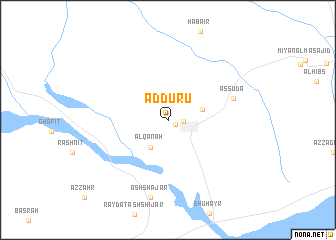 map of Ad Durū‘