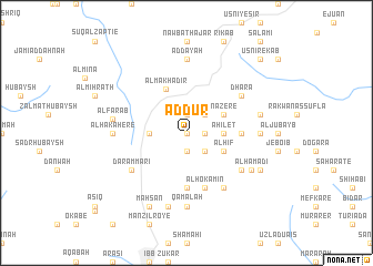 map of Ad Dūr