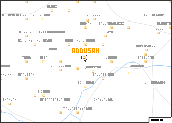 map of Ad Dūsah