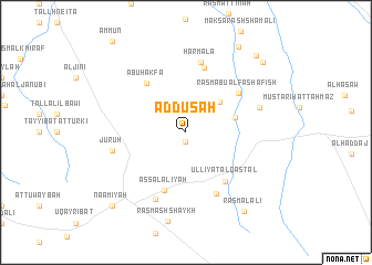 map of Ad Dūsah