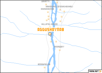 map of Ad Dushaynāb