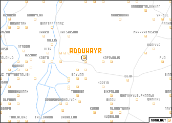 map of Ad Duwayr