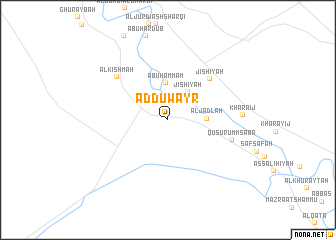 map of Ad Duwayr