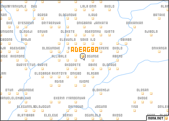 map of Ade Agbo