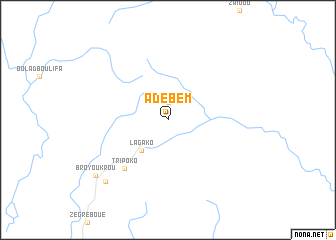 map of Adébem
