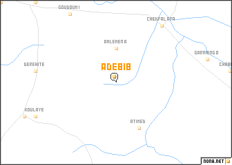 map of Adébib