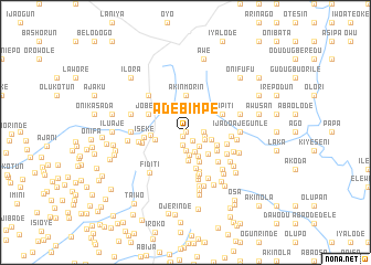 map of Adebimpe