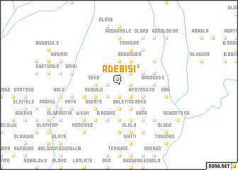 map of Adebisi