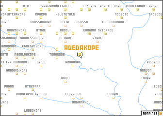 map of Adédakopé