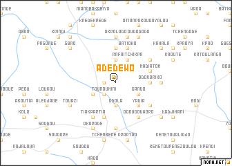 map of Adédéwo