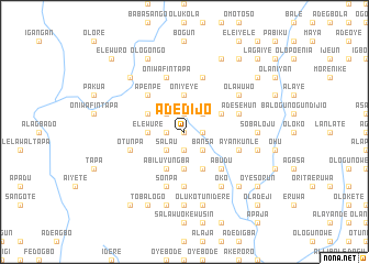 map of Adedijo