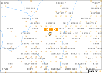 map of Ade Eko