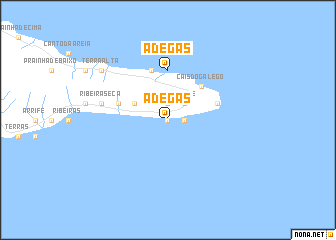 map of Adegas