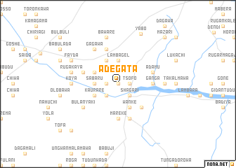 map of Adegata