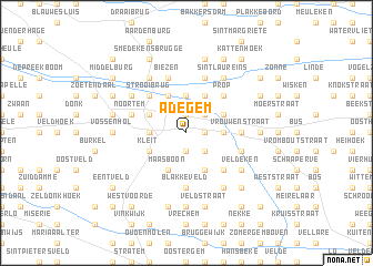 map of Adegem