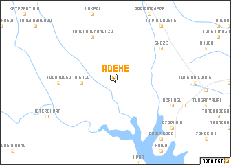 map of Adehe
