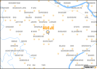 map of Adeje