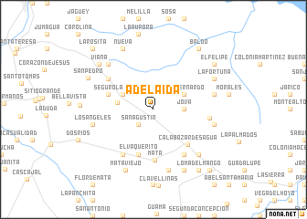 map of Adelaida