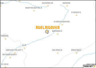 map of Adelaidovka