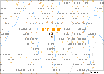 map of Adelakun